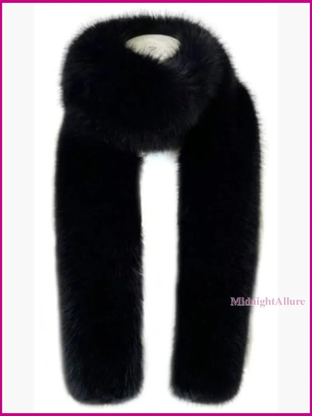 Fluffy Faux Fox Fur Shawl Scarf Winter Wrap Wedding Party Stole